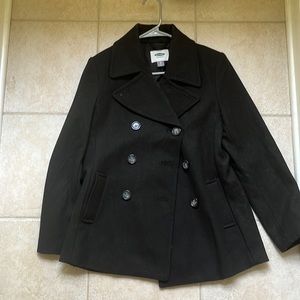 Black pea coat